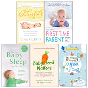 Lisa Clegg's The Blissful Baby Expert book set, including five paperback non-fiction books on baby sleep solutions.