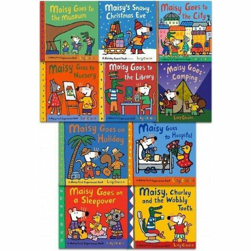 Maisy mouse first experiences 10 books collection pack set by lucy cousin - The Book Bundle