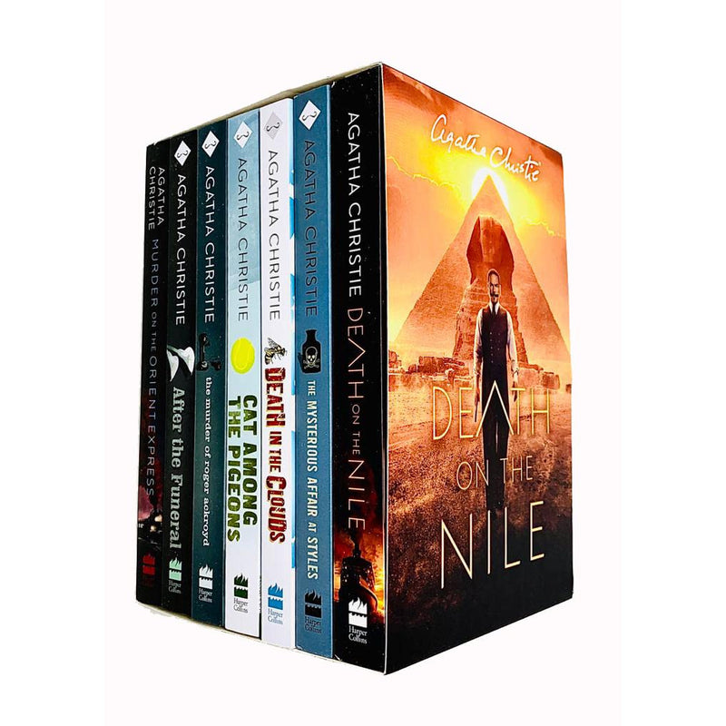 Agatha Christie Poirot Series 7 Books Collection Box Set - The Book Bundle