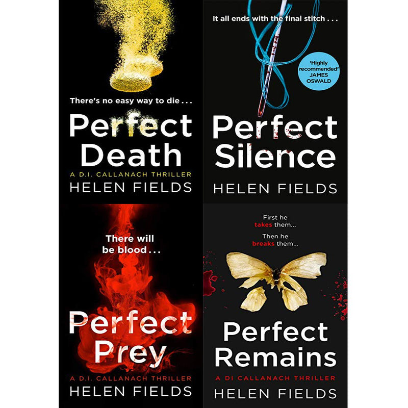 D.I. Callanach Series 4 books collection set by Helen Fields in paperback, featuring crime thriller fiction by Avon.