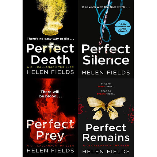 A di callanach crime thriller series 4 books collection set by helen fields - The Book Bundle