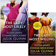 Julia Quinn Bridgerton Family Series 2 Collection Books Set (The Lady Most Likely, The Lady Most Willing): - The Book Bundle