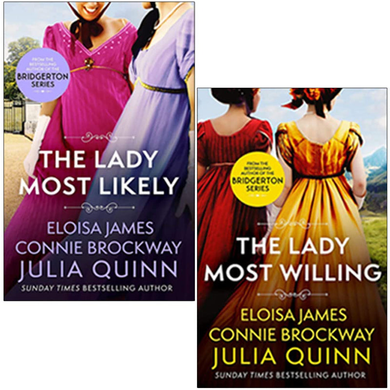 Julia Quinn Bridgerton Family Series 2 Collection Books Set (The Lady Most Likely, The Lady Most Willing): - The Book Bundle