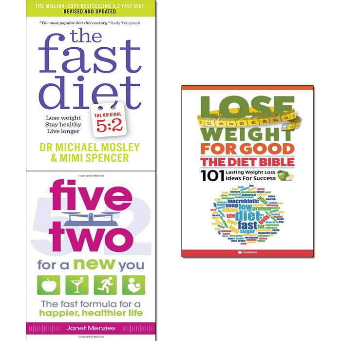 Fast Diet and Five Two for a New You 3 Books Collection Set - The Book Bundle