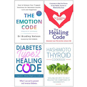 The Emotion Code, The Healing Code, Diabetes Type 2 Healing Code, Hashimoto Thyroid Cookbook 4 Books Collection Set - The Book Bundle