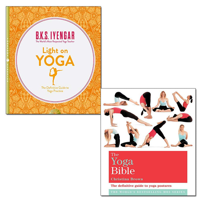 Light on Yoga and The Yoga Bible 2 Books Collection Set - The Definitive Guide to Yoga Practice, Godsfield Bibles - The Book Bundle