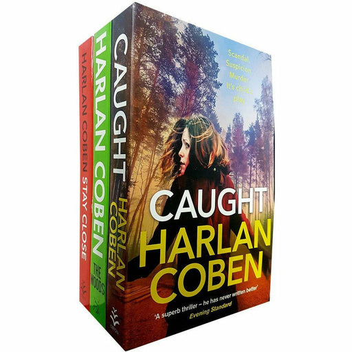 Harlan Coben 3 Books Collection Set (The Woods, Caught, Stay Close) - The Book Bundle