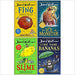 David Walliams Collection 4 Books Set (Fing, The Ice Monster, Slime, Code Name Bananas) - The Book Bundle