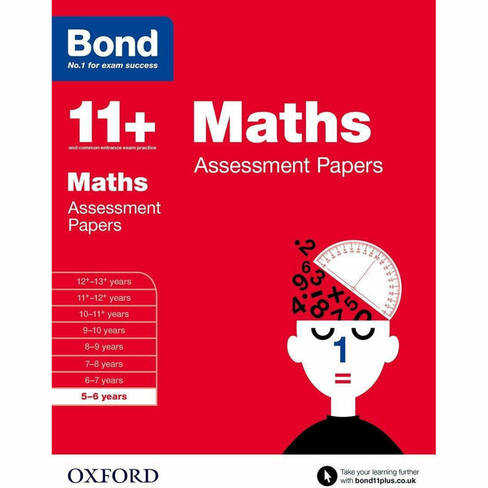 Bond 11+: Assessment Papers, 5-6 years Bundle: English, Maths, Non-verbal Reasoning, Verbal Reasoning - The Book Bundle