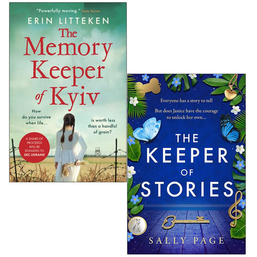 The Memory Keeper of Kyiv By Erin Litteken & The Keeper of Stories By Sally Page 2 Books Collection Set - The Book Bundle