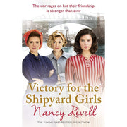 Set of six paperback The Shipyard Girls Series 6 books by Nancy Revell, featuring colorful covers and shipyard-themed illustrations.