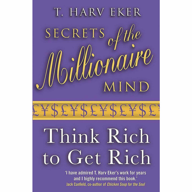 Think And Grow Rich, Money Know More Make More Give More, Eat That Frog, Secrets of the Millionaire Mind 4 Books Collection Set - The Book Bundle