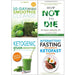 10 Day Green Smoothie Cleanse, How Not To Die, Ketogenic Green Smoothies, Intermittent Fasting 4 Books Collection Set - The Book Bundle