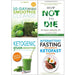 10 Day Green Smoothie Cleanse, How Not To Die, Ketogenic Green Smoothies, Intermittent Fasting 4 Books Collection Set - The Book Bundle