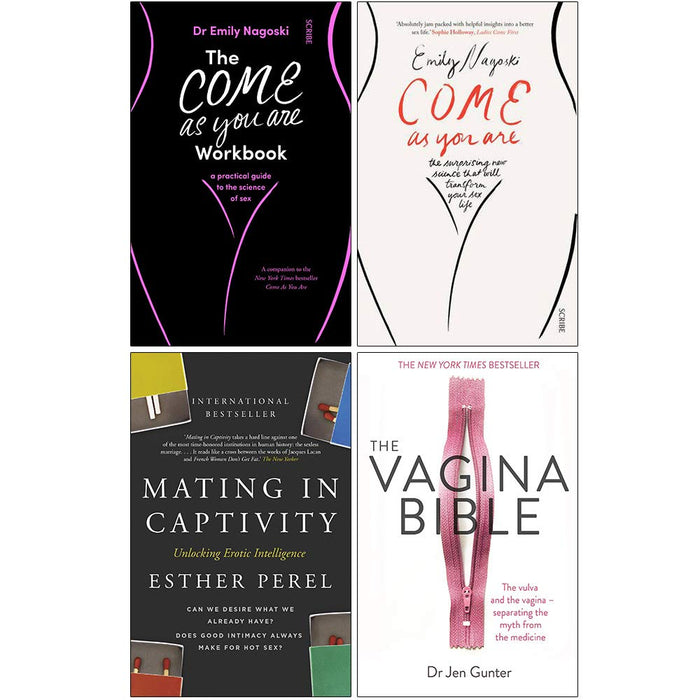 The Come As You Are Workbook, Come as You Are, Mating in Captivity, The Vagina Bible 4 Books Collection Set - The Book Bundle
