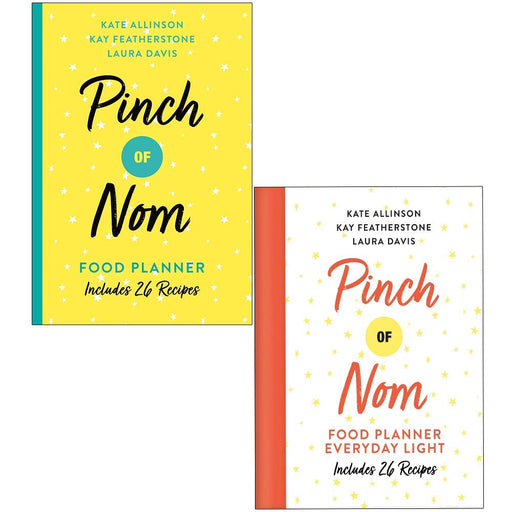 Pinch of Nom Food Planner & Pinch of Nom Food Planner Everyday Light by Kay Featherstone 2 Books Collection Set - The Book Bundle
