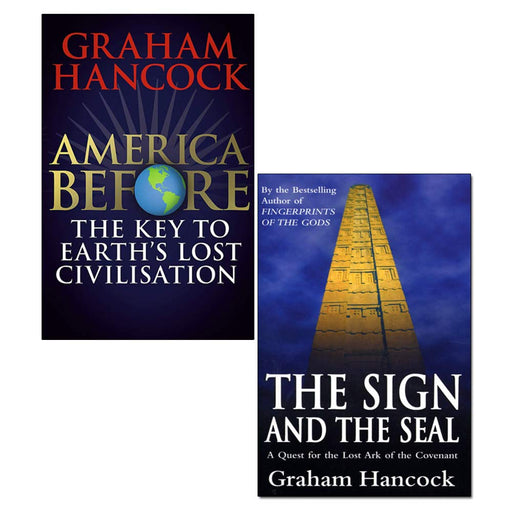 Graham Hancock 2 Books Collection Set (America Before [Hardcover], The Sign) NEW - The Book Bundle