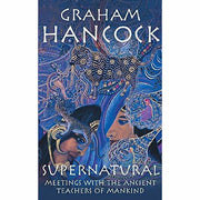 Set of four Graham Hancock non-fiction paperback books, including Magicians Of The Gods and Fingerprints Of The Gods, with book covers visible.