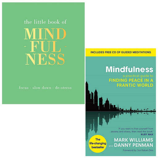 The Little Book of Mindfulness  & Mindfulness  2 Books Collection Set - The Book Bundle