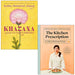 Khazana Cookbook & The Kitchen Prescription By Saliha Mahmood Ahmed 2 Books Collection Set - The Book Bundle