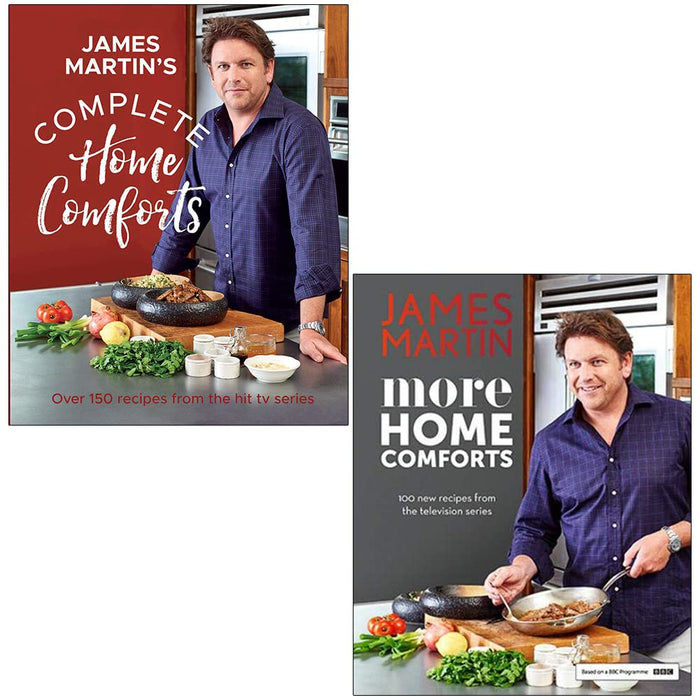 Complete Home Comforts & More Home Comforts By James Martin 2 Books Collection Set - The Book Bundle