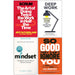 Scrum Jeff Sutherland, Deep Work, Mindset Dr Carol Dweck, So Good They Can't Ignore You 4 Books Collection Set - The Book Bundle