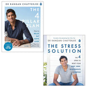 Rangan chatterjee 4 pillar plan, the stress solution 2 books collection set - The Book Bundle