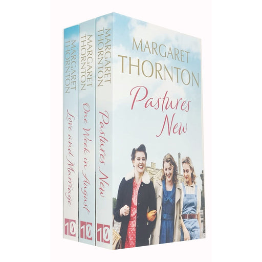 Margaret Thornton Northern Lives Series 3 Books Collection Set (Pastures New, One Week in August, Love and Marriage) - The Book Bundle