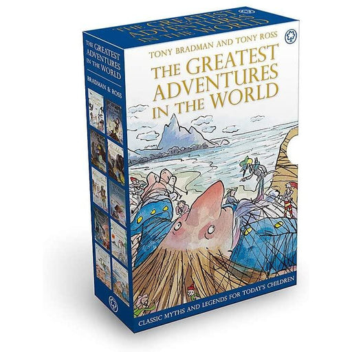 Tony Bradman The Greatest Adventures in the World 10 copy slipcase - The Book People - The Book Bundle