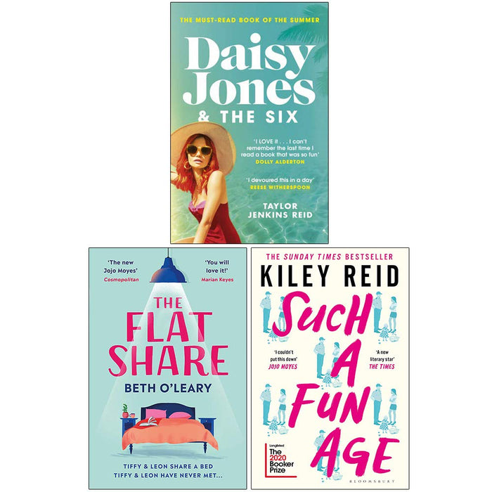 Daisy Jones and The Six, The Flatshare, Such a Fun Age 3 Books Collection Set - The Book Bundle