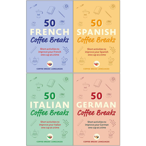 50 Coffee Breaks Series 4 Books Collection Set (50 French Coffee Breaks) - The Book Bundle