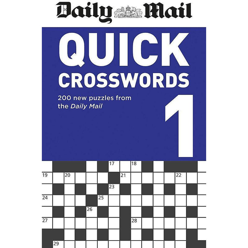 Daily Mail 3 Books Collection Set (Daily Mail Big Book of Quick Crosswords Volume(1-2), Daily Mail Quick Crosswords Volume 1) - The Book Bundle