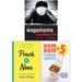 The Wagamama Cookbook, Pinch of Nom Food Planner, Nom Nom Chinese Takeaway In 5 Ingredients 3 Books Collection Set - The Book Bundle