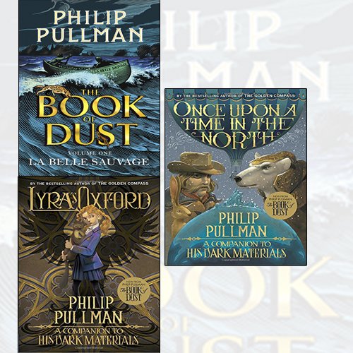 Philip Pullman 3 Books Collection Set Lyra's OxfordHis Dark Materials