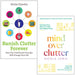 Banish Clutter Forever By Sheila Chandra & Mind Over Clutter By Nicola Lewis 2 Books Collection Set - The Book Bundle