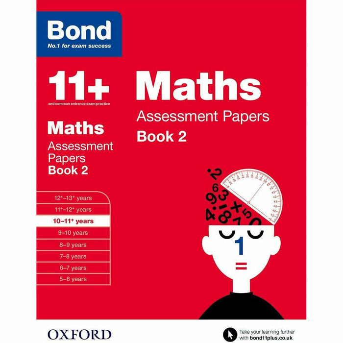 Bond 11+:Assessment Papers Book 2 Year 9-11 Bundle -8 Books Collection Set :English, Maths, Non-verbal Reasoning, Verbal Reasoning - The Book Bundle