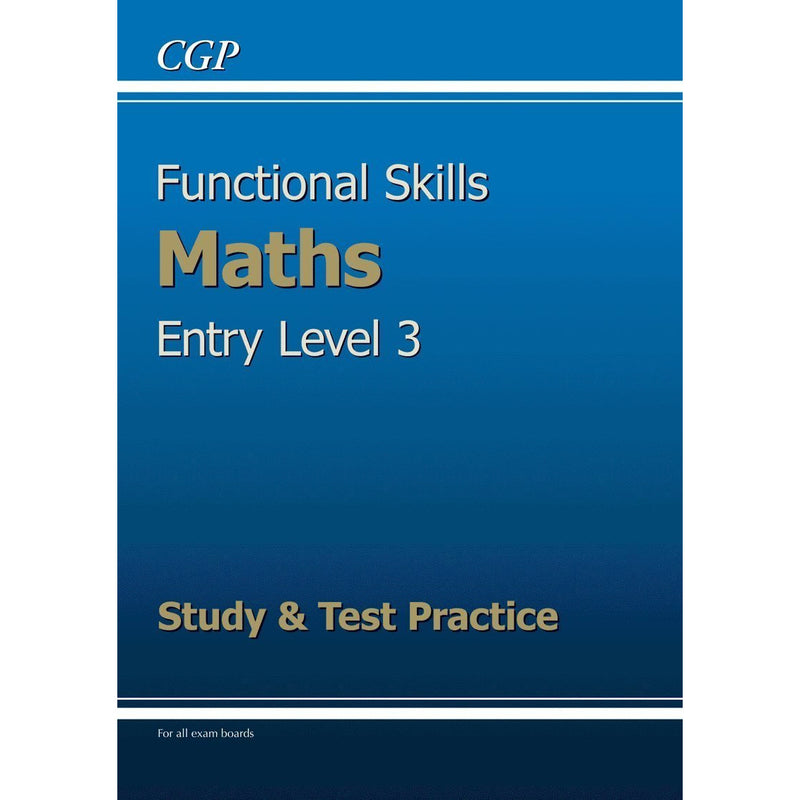 Functional Skills Collection Entry Level 3 Study & Test Practice 2 Books Bundle (Maths,English) - The Book Bundle