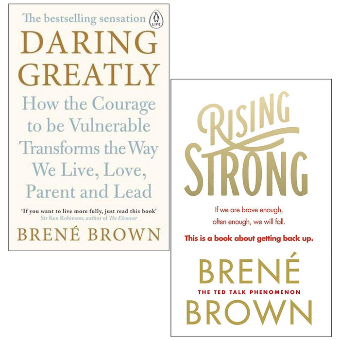 Daring Greatly & Rising Strong By Brené Brown 2 Books Collection Set - The Book Bundle