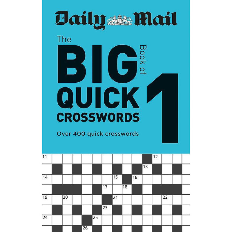 Daily Mail 3 Books Collection Set (Daily Mail Big Book of Quick Crosswords Volume(1-2), Daily Mail Quick Crosswords Volume 1) - The Book Bundle