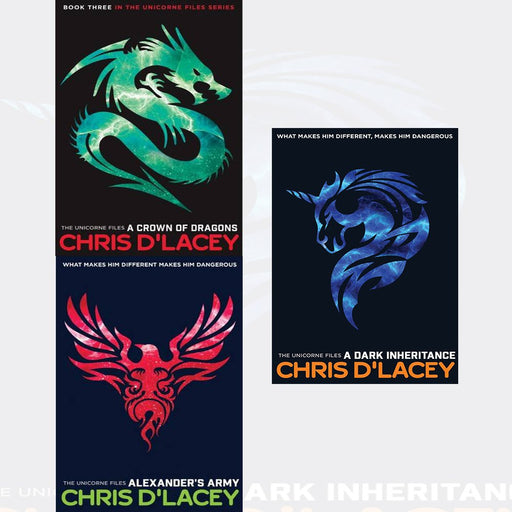 Unicorne Files Series Chris D'Lacey Collection 3 Books Bundles (Dark Inheritance,Alexander's Army,A Crown of Dragons) - The Book Bundle