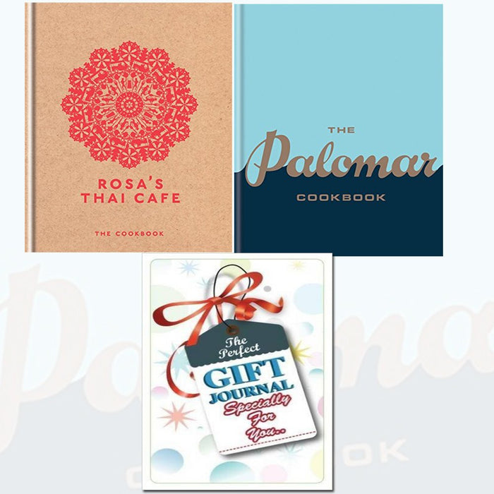 Rosa's Thai Cafe Cookbook and The Palomar Cookbook 2 Books Bundle Collection with Gift Journal - The Book Bundle