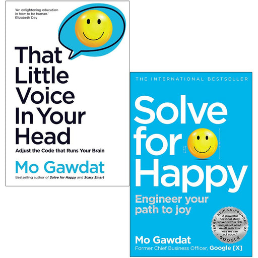 Mo Gawdat Collection 2 Books Set (That Little Voice In Your Head, Solve For Happy) - The Book Bundle