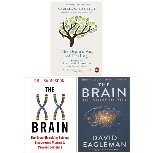 The Brain’s Way of Healing, The XX Brain, The Brain The Story of You 3 Books Collection Set - The Book Bundle