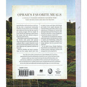 Hardcover book titled "Food, Health And Happiness" by Oprah Winfrey featuring 115 healthy recipes, published by Macmillan.