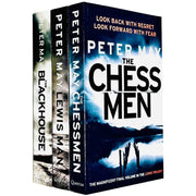Set of three paperback fiction books from the Lewis Trilogy Series by Peter May, featuring covers of the Quercus brand.