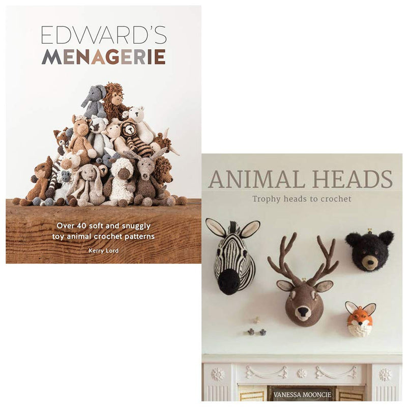 Edward's Menagerie 2 Books collection set by Kerry Lord, paperback non-fiction featuring charming animal illustrations.