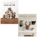 Edwards menagerie, animal heads trophy heads to crochet 2 books collection set - The Book Bundle