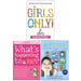 Girls Only, What's Happening to Me Girls, Usborne Facts of Life Growing Up 3 Books Collection Set - The Book Bundle