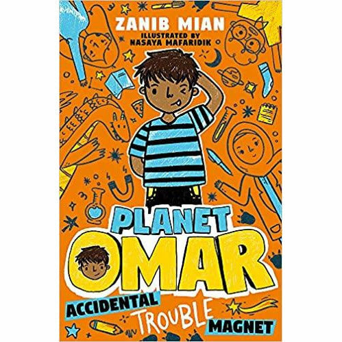 Planet Omar Series 4 Books Collection Set By Zanib Mian (Accidental Trouble,Unexpected Super,Incredible Rescue,Operation Kind) - The Book Bundle