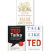 Rising Strong, Ted Talks and Talk Like Ted 3 Books Collection Set - The Book Bundle